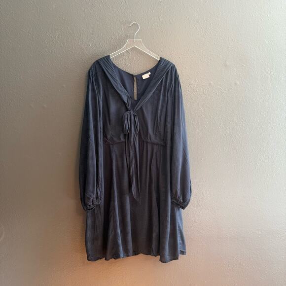 eShakti Long Sleeve Midi Dress Size 3X - Picture 1 of 4